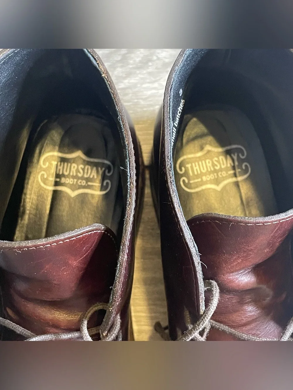 Thursday Boot Co. Everyday CHUKKA  Leather Boots Shoes Dark Brown Men’s Sz 8.5